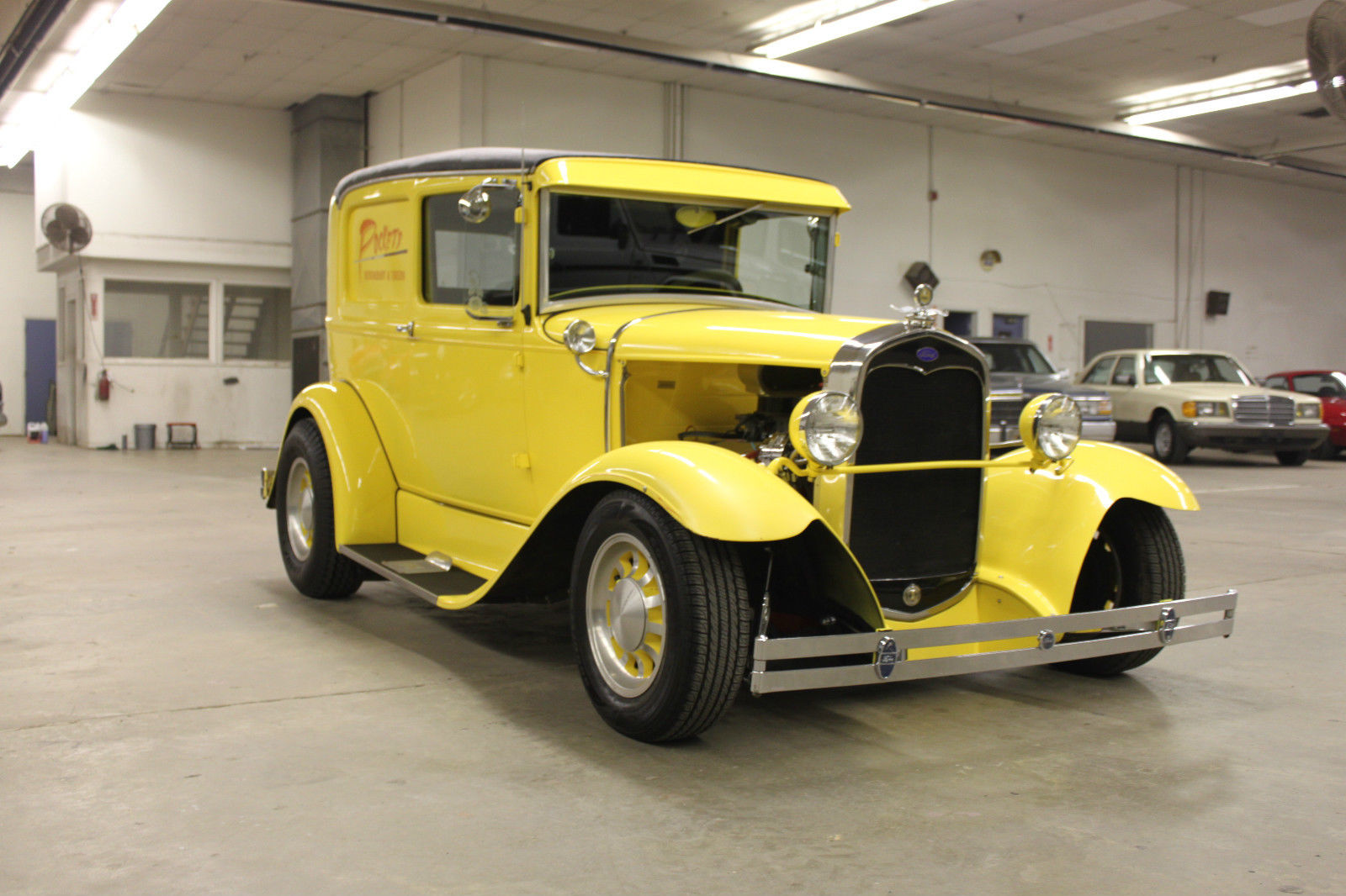1931 Yellow Ford Model A Sedan