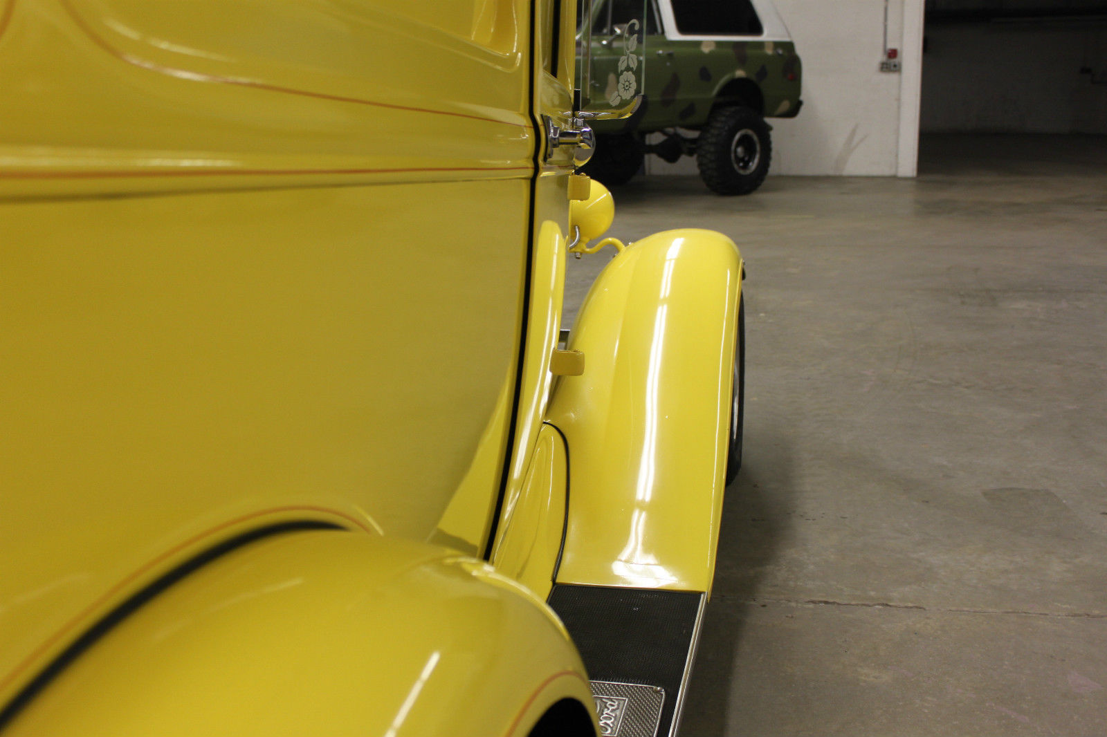 1931 Yellow Ford Model A Sedan
