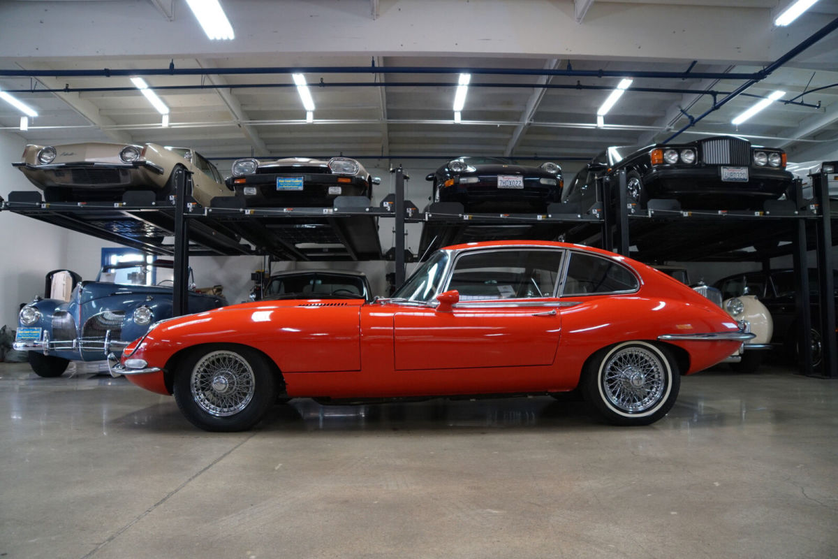 1968 Red Jaguar XKE Series II 4.2 6 cyl 2 Door Coupe