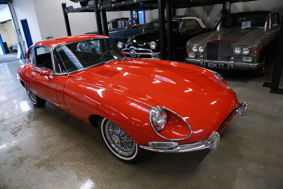 1968 Red Jaguar XKE Series II 4.2 6 cyl 2 Door Coupe