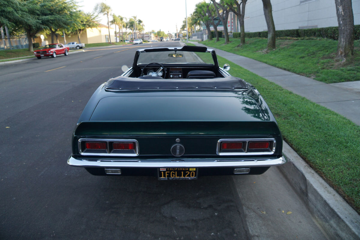 1968 Green Chevrolet Camaro RS 327 V8 Convertible --