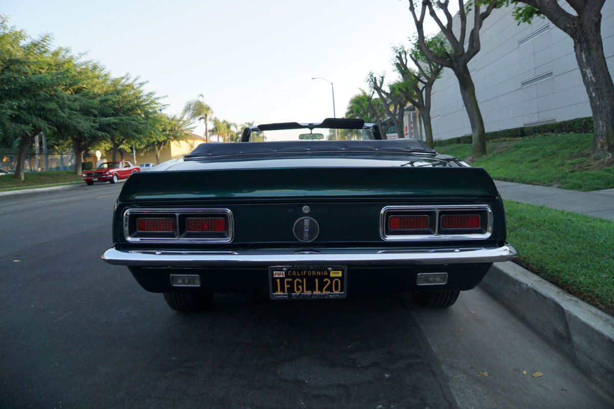 1968 Green Chevrolet Camaro RS 327 V8 Convertible --