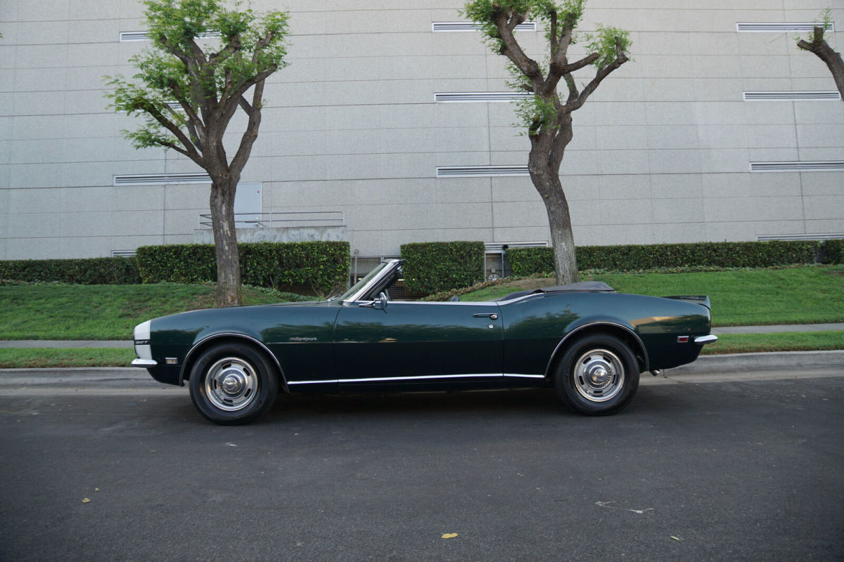 1968 Green Chevrolet Camaro RS 327 V8 Convertible --
