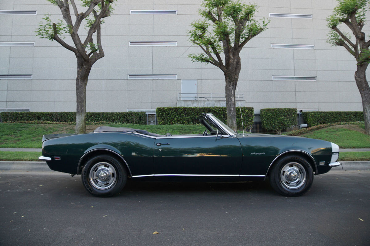 1968 Green Chevrolet Camaro RS 327 V8 Convertible --