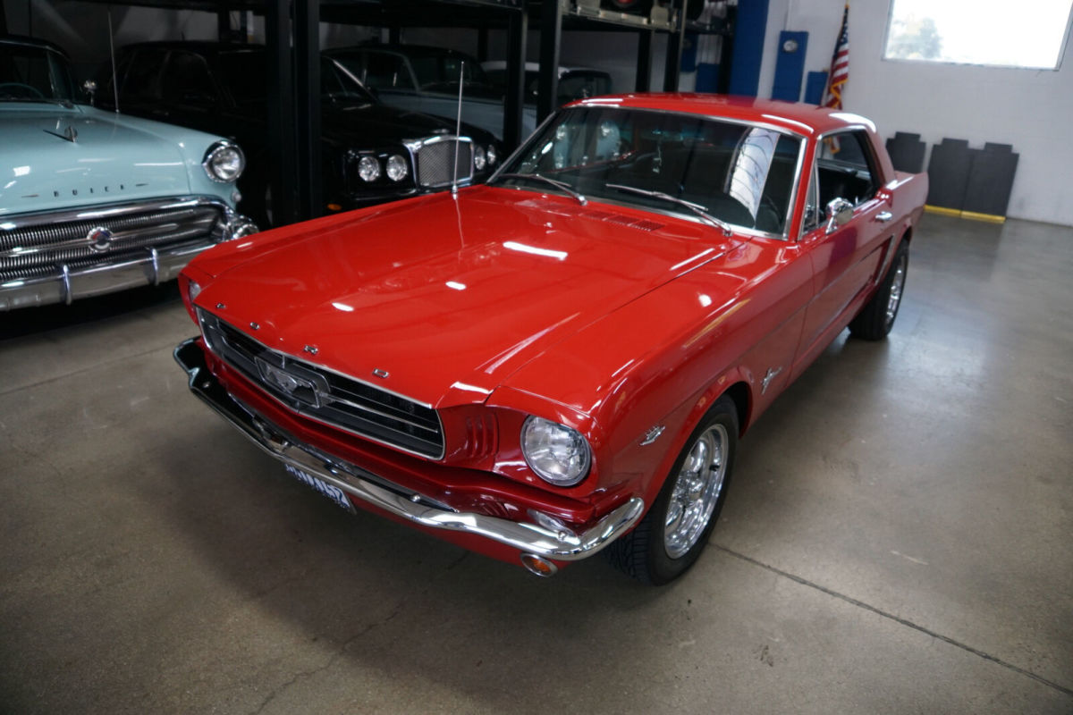 1965 Red Ford Mustang 351W V8 2 Door Custom 4 spd manual Coupe --