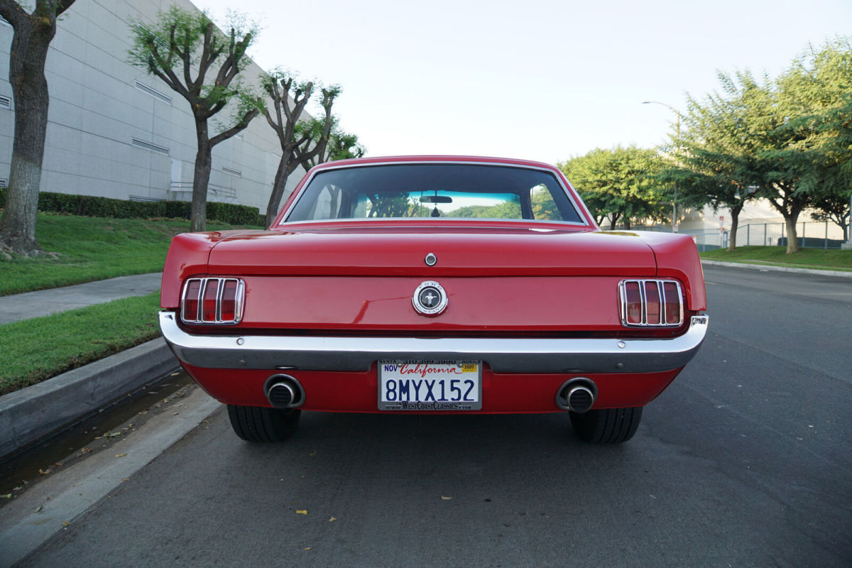1965 Red Ford Mustang 351W V8 2 Door Custom 4 spd manual Coupe --