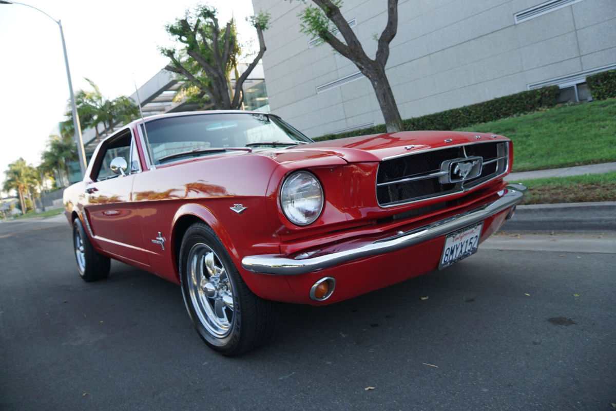 1965 Red Ford Mustang 351W V8 2 Door Custom 4 spd manual Coupe --