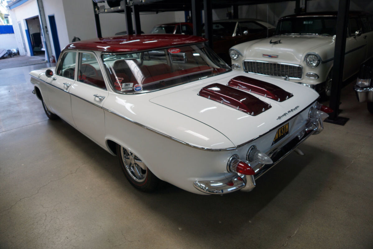 1960 White Chevrolet Corvair 700 Deluxe Custom Sedan 4 Door Custom Sedan