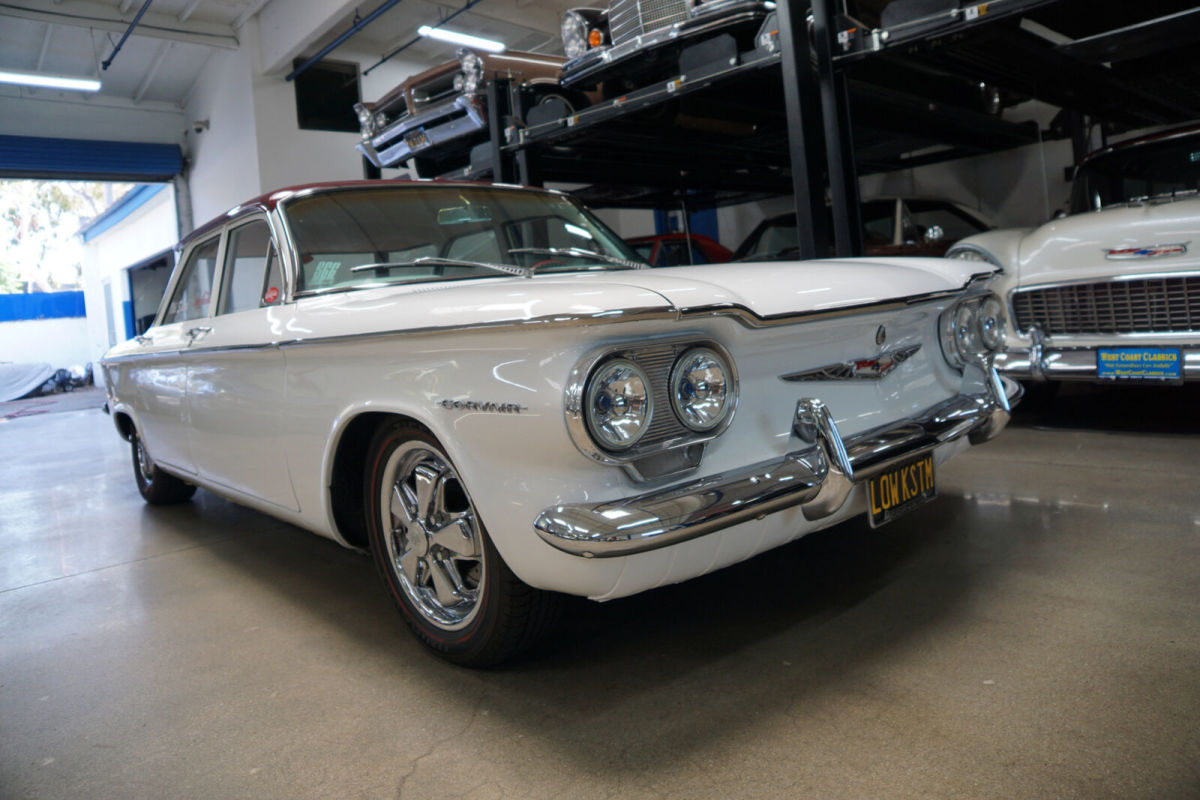 1960 White Chevrolet Corvair 700 Deluxe Custom Sedan 4 Door Custom Sedan