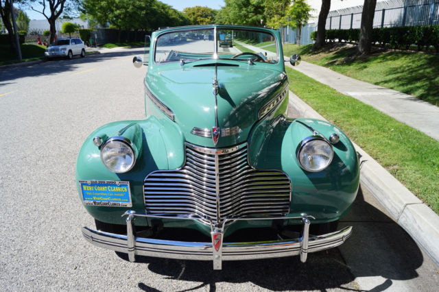1940 Green Chevrolet Special Deluxe Convertible Convertible