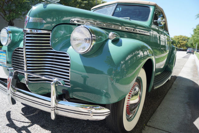 1940 Green Chevrolet Special Deluxe Convertible Convertible