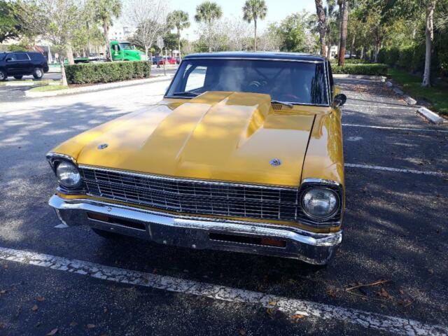 1967 Yellow Chevrolet Nova Coupe