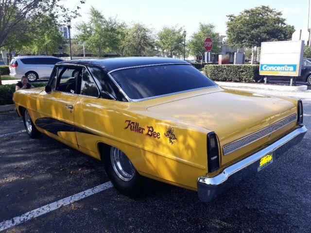 1967 Yellow Chevrolet Nova Coupe