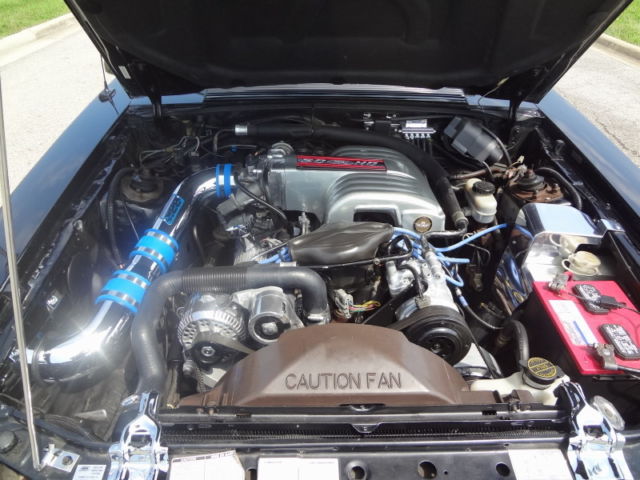 1987 Black Ford Mustang Hatchback