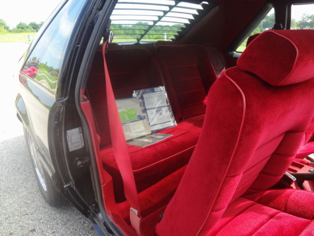 1987 Black Ford Mustang Hatchback