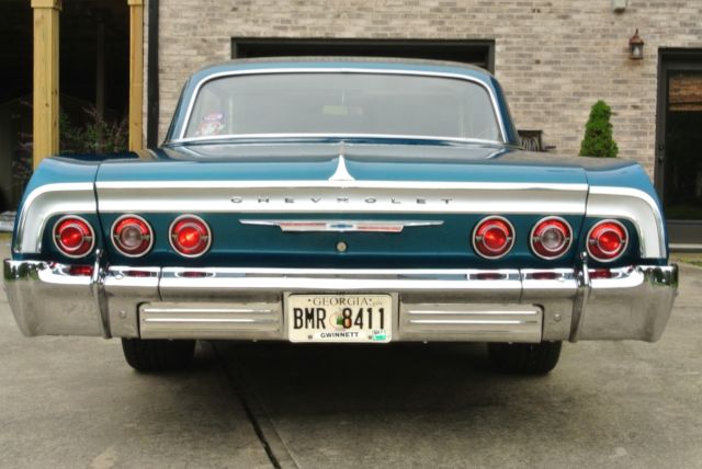 1964 Blue Chevrolet Impala Coupe