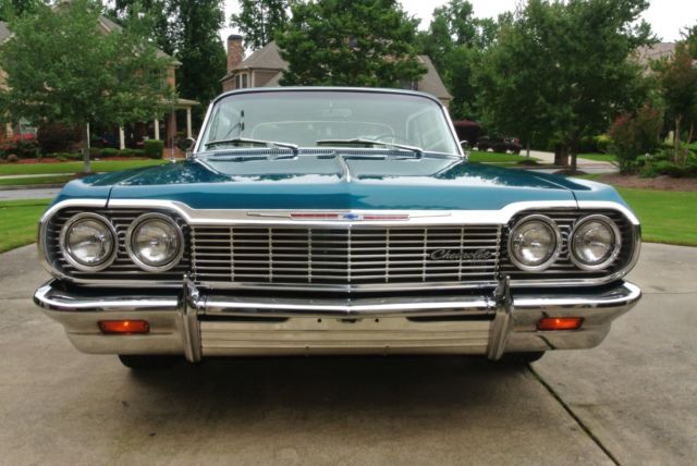 1964 Blue Chevrolet Impala Coupe