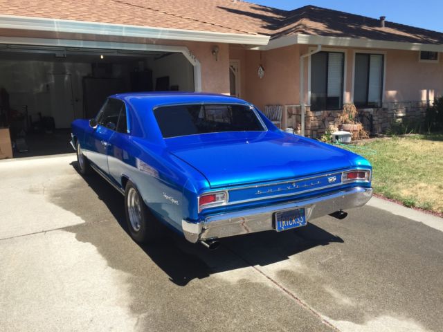 1966 Blue Chevrolet Chevelle Coupe