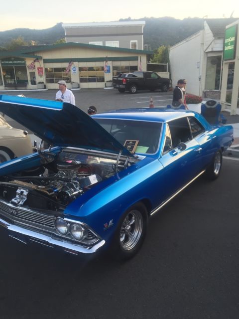 1966 Blue Chevrolet Chevelle Coupe
