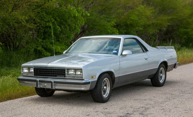 1986 Silver Chevrolet El Camino El Camino