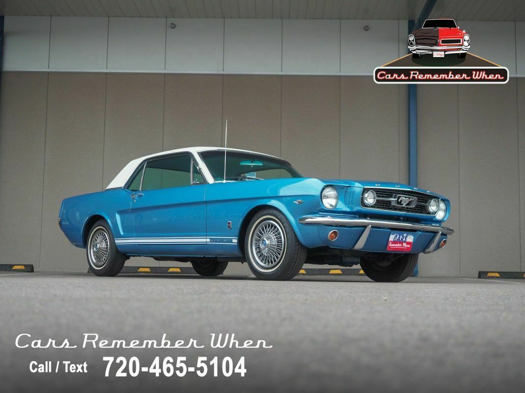 1966 Blue Ford Mustang --