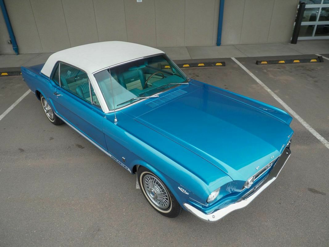 1966 Blue Ford Mustang --