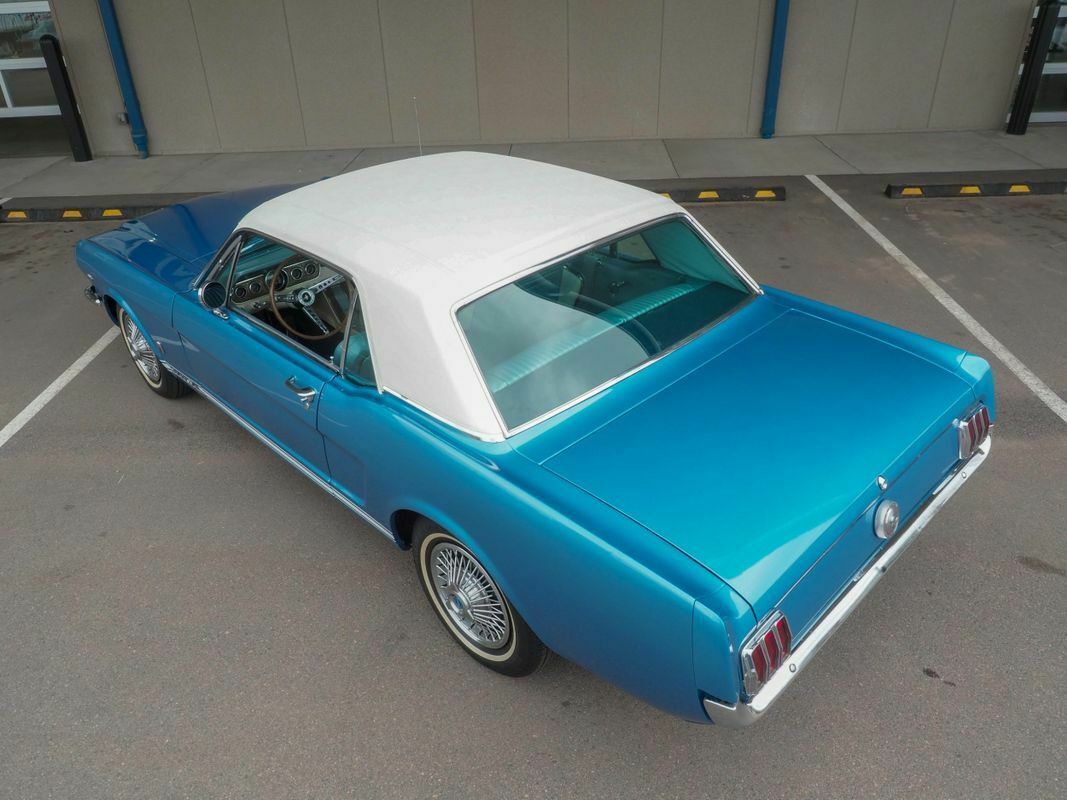 1966 Blue Ford Mustang --
