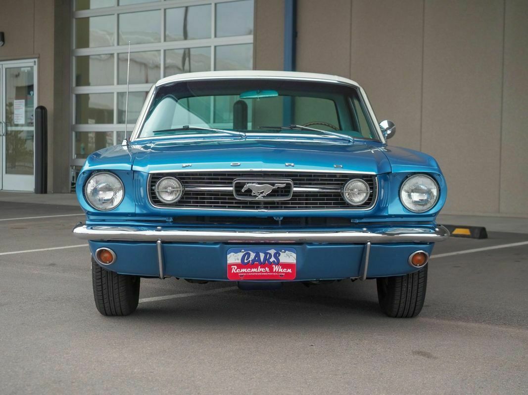 1966 Blue Ford Mustang --