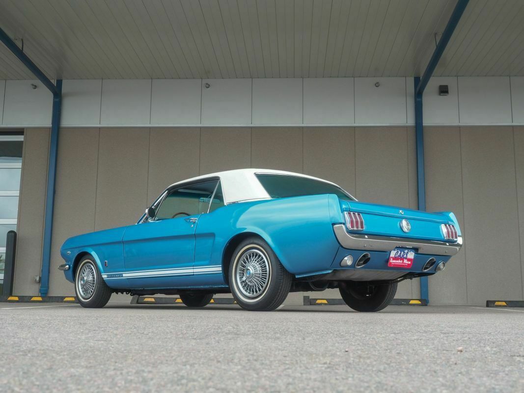 1966 Blue Ford Mustang --