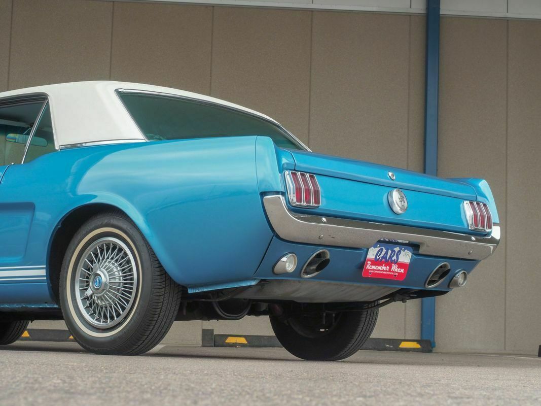 1966 Blue Ford Mustang --