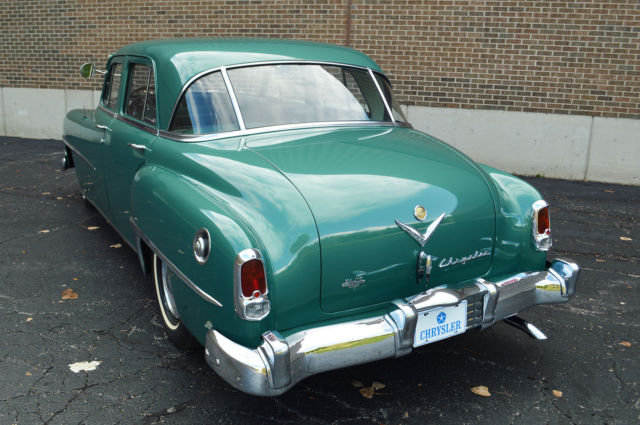 1952 Sage Green Chrysler Saratoga Sedan