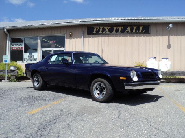 1976 Blue Chevrolet Camaro