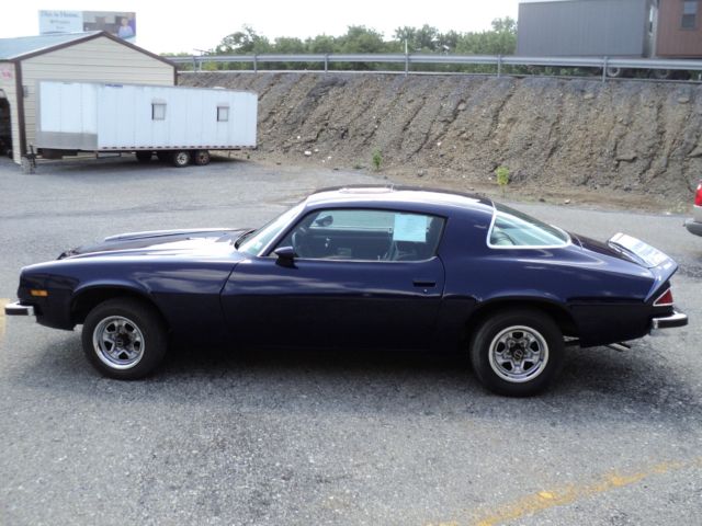 1976 Blue Chevrolet Camaro