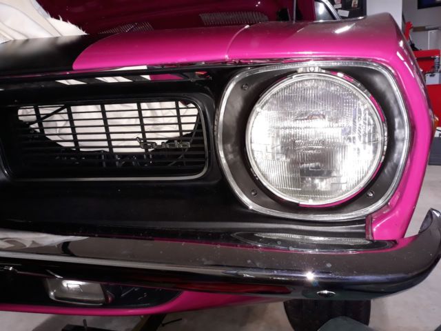 1972 panther pink   moulon rouge Plymouth Barracuda Coupe