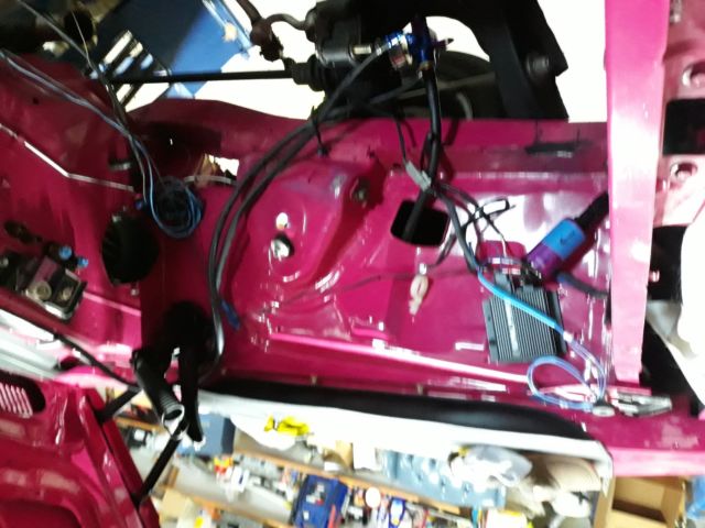 1972 panther pink   moulon rouge Plymouth Barracuda Coupe