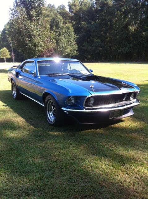 1969 Blue Ford Mustang Coupe