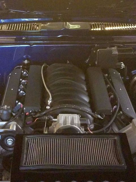 1968 Blue Chevrolet Camaro Coupe