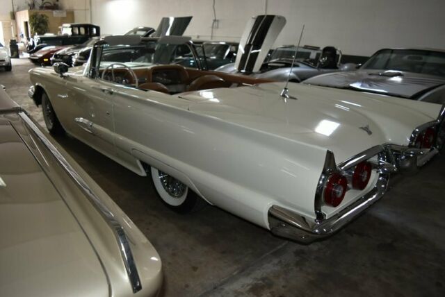 1959 White Ford Thunderbird Convertible