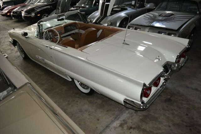 1959 White Ford Thunderbird Convertible