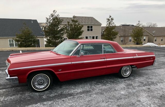 1964 Red Chevrolet Impala Coupe
