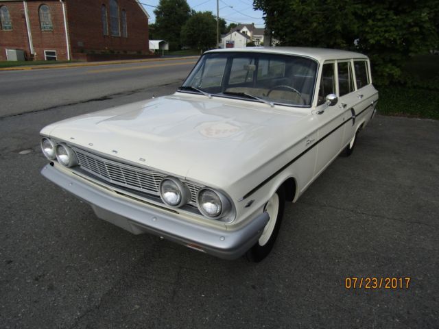 1964 White Ford Fairlane Wagon