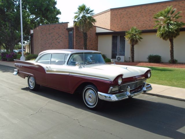 1957 Red Ford Fairlane