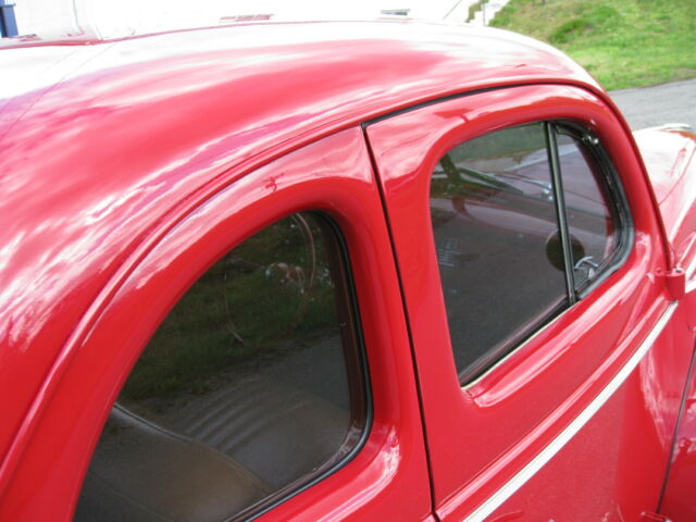 1940 Red Ford Coupe Opera Coupe