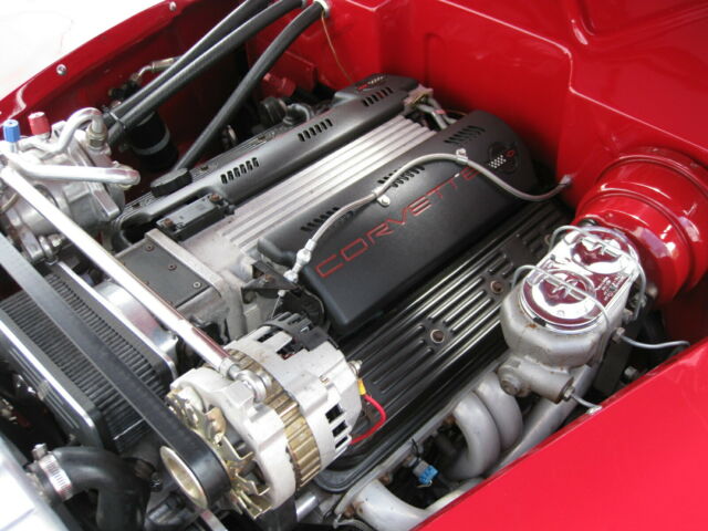 1940 Red Ford Coupe Opera Coupe