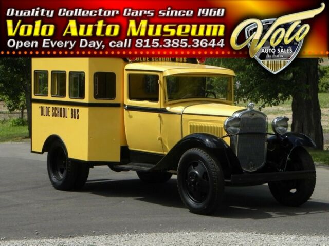1929 Yellow Ford Model A --
