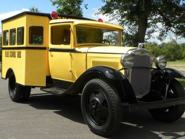 1929 Yellow Ford Model A --