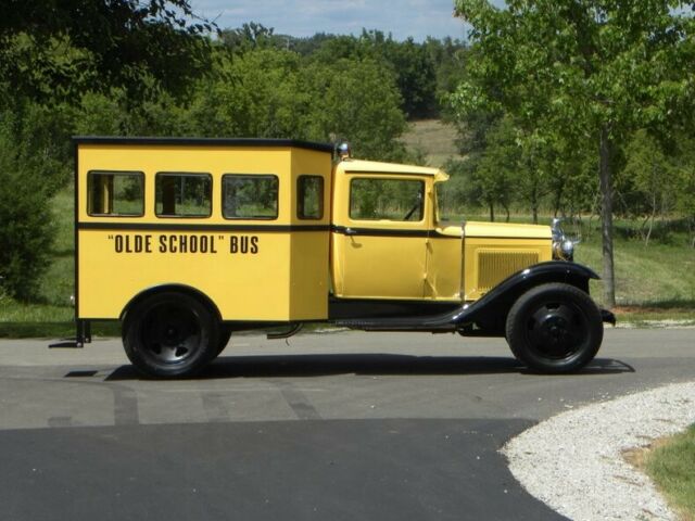 1929 Yellow Ford Model A --