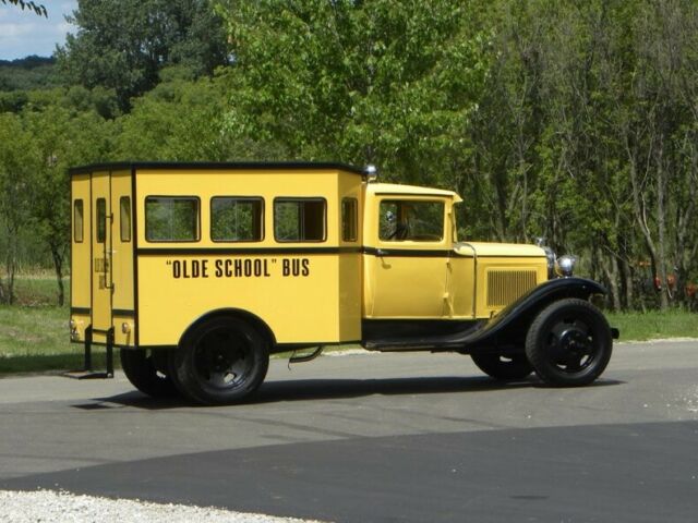 1929 Yellow Ford Model A --