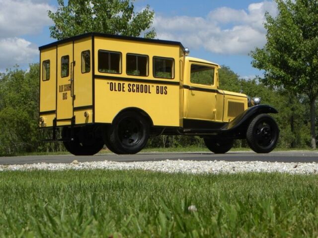 1929 Yellow Ford Model A --