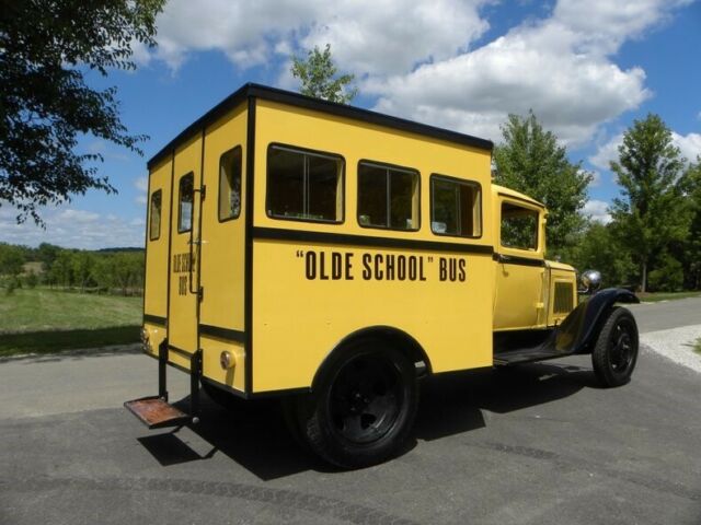 1929 Yellow Ford Model A --
